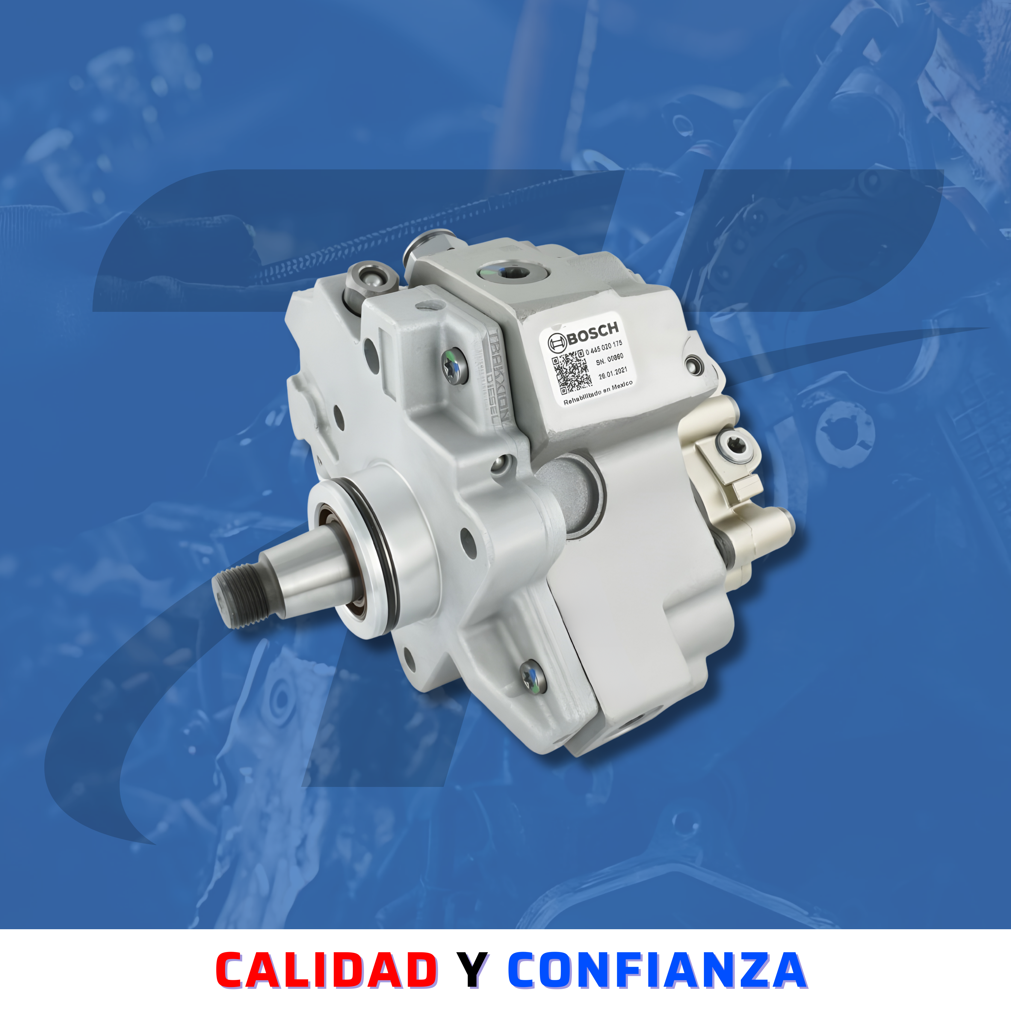 BOMBA DIÉSEL 0445020175 BOSCH CR CP3 PARA CASE IH CUMMINS 3.9 5.9 ISB NEW HOLLAND VW CONSTELLATION Y WORKER